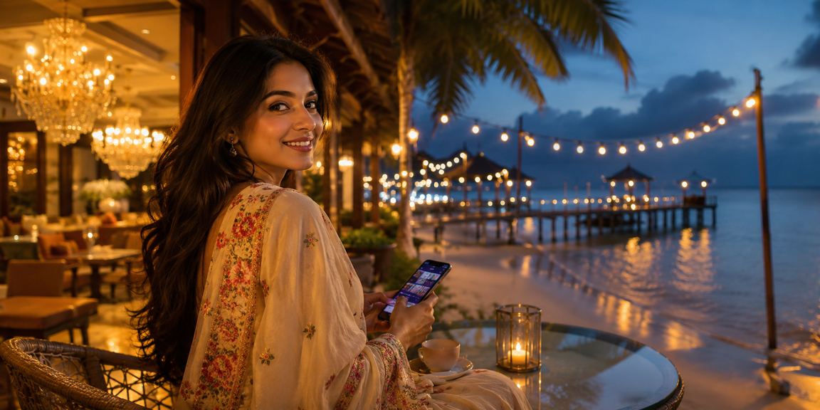 খুলনার সমুদ্র সৈকতে s28 মোবাইল ক্যাসিনো লগইন করছেন একজন ব্যবহারকারী